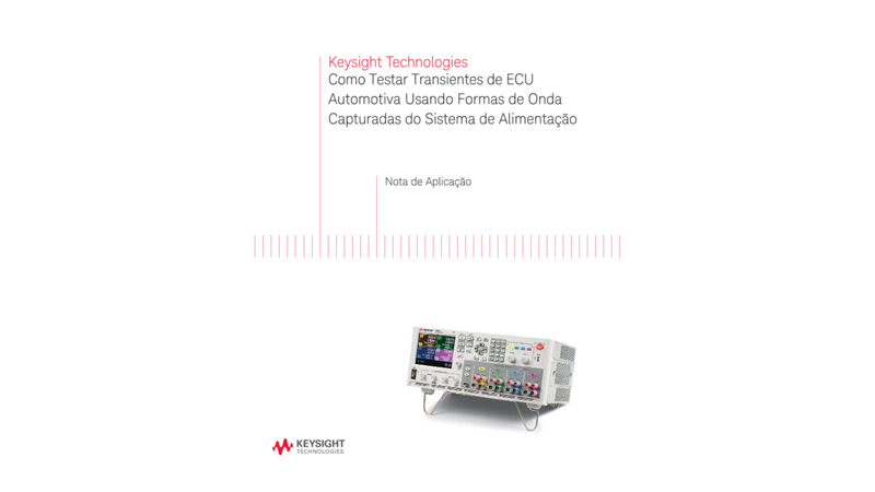 Automotive ECU Transient Testing Using Captured Power System Waveforms